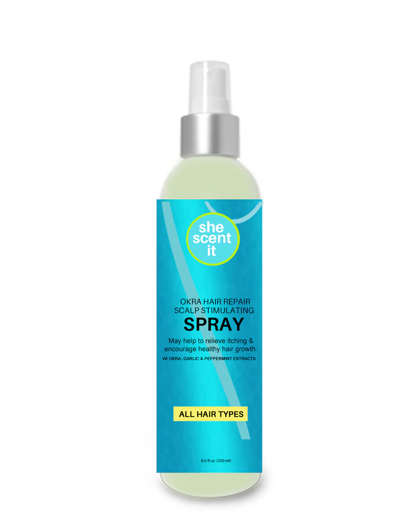 She Scent It Okra Hair Repair Scalp Stimulating Spray – Hattaché