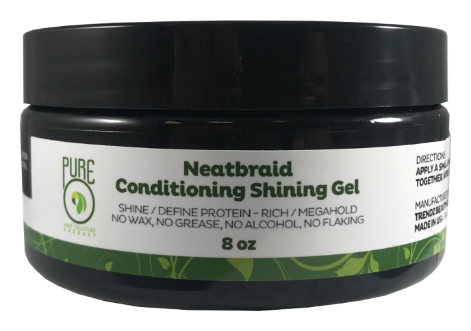 PUREO NATURAL Neatbraid Conditioning Shining Gel 8oz