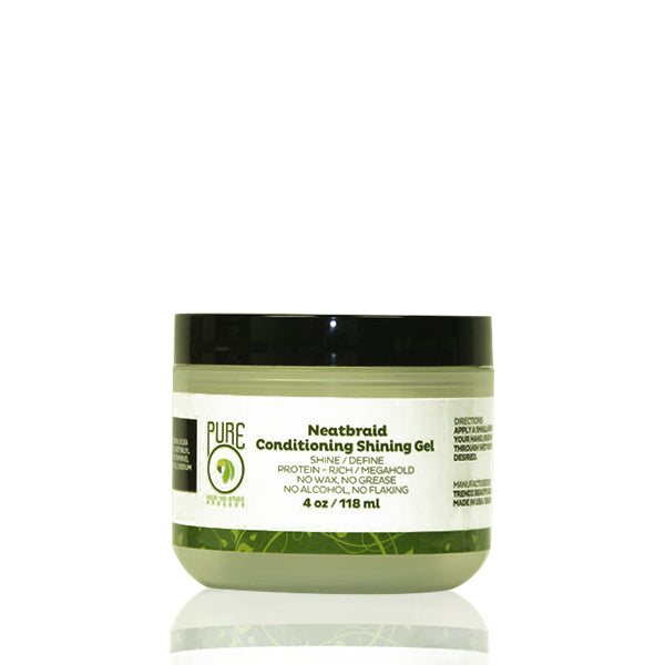Pure O Natural Neat Braid Conditioning Shining Gel, 16 Oz.